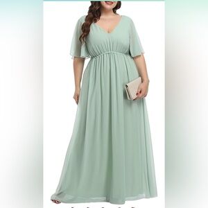 Sage Green Bridesmaid Dress